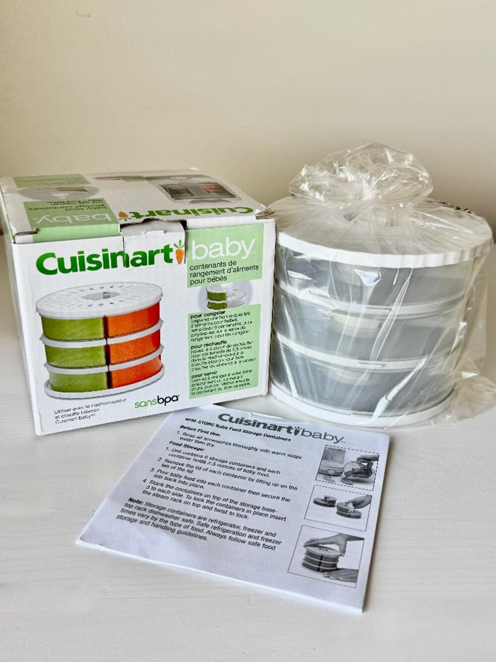 Cuisinart Baby Food Storage Containers